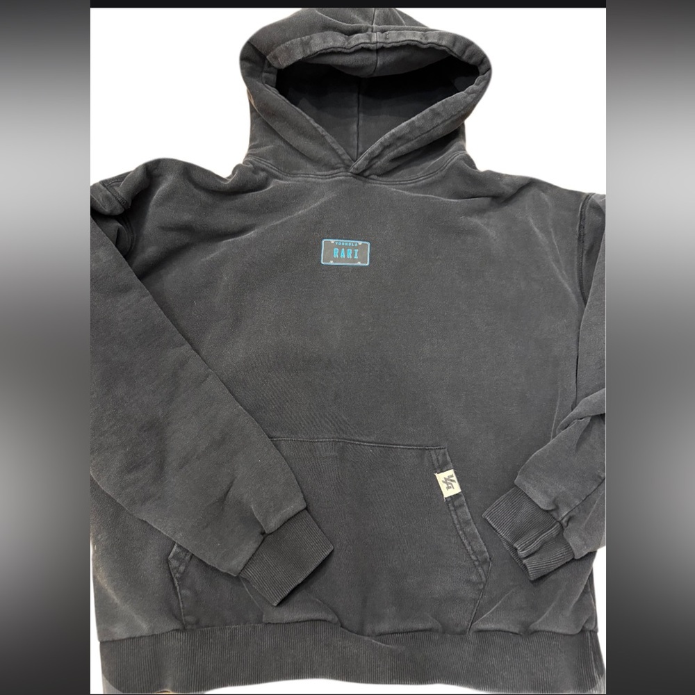 YoungLA Charcoal Black Graphic Hoodie